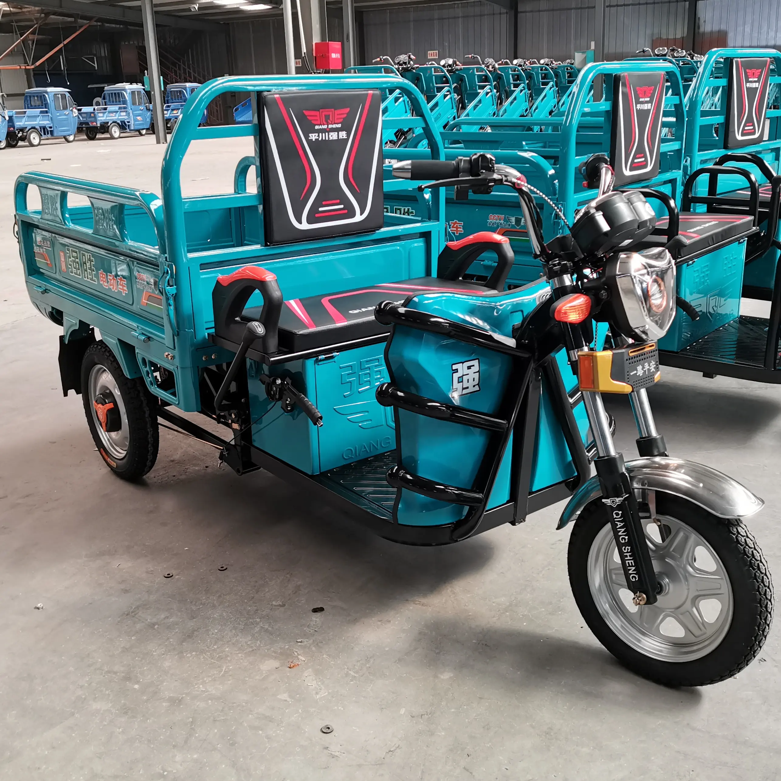 Cheap electric dump tricycle food cart cargo tricycle manufacturers cargo bike for sale