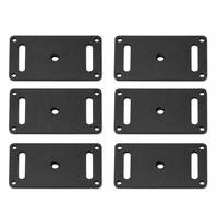 Placa de Montaje para Celda de Carga, Soporte de Acero con Recubrimiento de Polvo Negro para Base de Sensor de Peso de Báscula Electrónica, Tamaño Personalizado Disponible