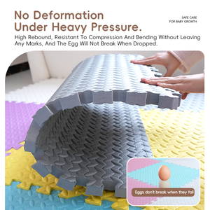 Tapis en mousse EVA pour chien et chat, tapis de sol épaissi isolant contre le froid, tapis antidérapant pour animaux de compagnie à assemblage sans couture - Product Image 5