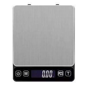 ポータブルスマートデジタル高精度ステンレス鋼500g/0.01g計量LCD液晶ディスプレイキッチン電子食品スケール - Product Image 4