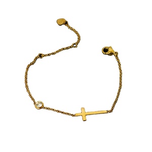 Delicate <span class=keywords><strong>Petite</strong></span> Kruis Kettingen Hanger Vrouwen Rvs Dunne Ketting Schakel Christelijke Sieraden Ketting Cross Chian Kraag - Product Image 5