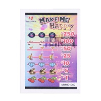 Tarjetas de Visita Personalizadas de Cartón con Impresión Digital, Tres Ventanas, Sistema de Desgarro y Rasca, de Alta Calidad, Muy Populares