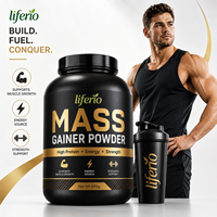 Poudre de gain de masse, complément protéiné pour hommes, 500g, formule de soutien pour l'entraînement en force