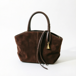 Bolso de Oficina de Cuero Genuino de Alta Calidad para Mujer, Color Chocolate, Bolso de Viaje, Bolso Mensajero para Portátil, Uso Diario, Logotipo Personalizado - Product Image 1