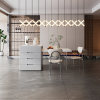 Moderne Acryl ausziehbare Travertin Tisch Küchen insel Massivholz Nordic Esszimmer möbel mit Lagerung für den Wohnungs gebrauch