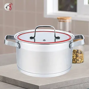 Cacerola antiadherente personalizada para cocina, juego de utensilios de cocina de acero inoxidable, venta al por mayor
