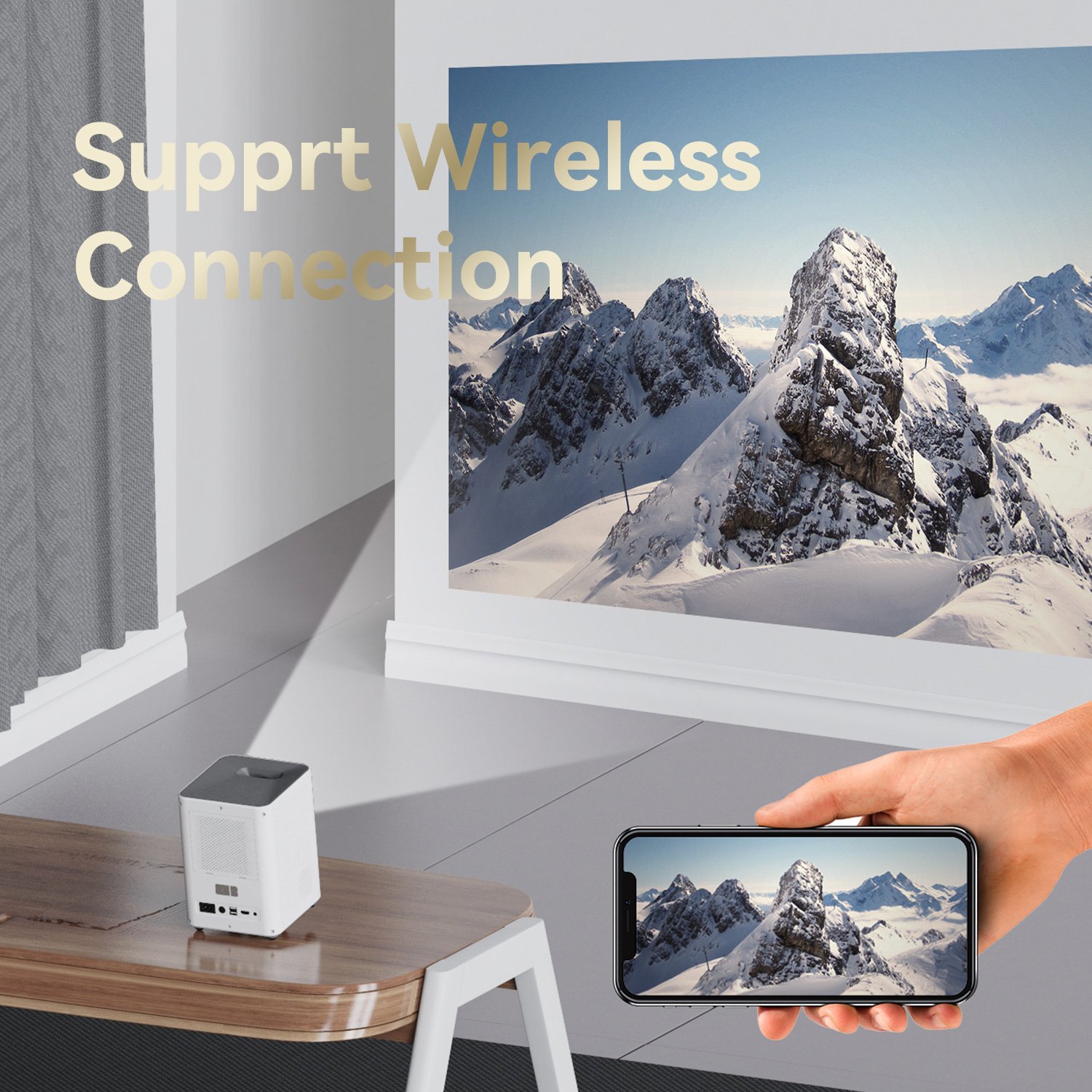 [New 1080P Full HD Reward Design ] Factory OEM ODM Android 1080p Full HD 4K LCD LED Portable Home Theater Projector