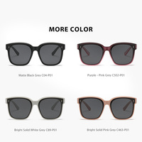 Lunettes de soleil surdimensionnées carrées avec protection UV, verres miroir, montures de prescription, lunettes de protection TR90, monture TAC