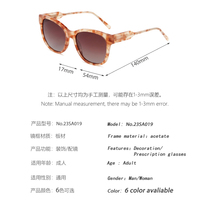 Lunettes de soleil rondes polarisées UV400 de haute qualité, classiques, rétro, vintage, faites à la main en acétate, pour unisexe, tendance 2025