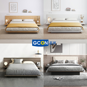 Base <span class=keywords><strong>de</strong></span> Cama Japonesa, Plataforma Flotante, Muebles <span class=keywords><strong>de</strong></span> Dormitorio <span class=keywords><strong>de</strong></span> <span class=keywords><strong>Madera</strong></span>, Cama Tatami Baja Tamaño Queen/King - Product Image 5