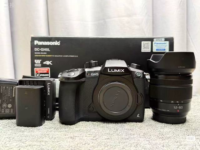 USD679 Kit=usd503 GH5+usd176 lumix lens 12-60mm kit Original Lu mix Second hand Used Camera DSLR Professional Digital Camera