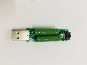 ตัวต้านทานโหลดกระแสไฟฟ้าแบบดิจิตอลขนาดเล็กพอร์ต USB 2A/1A พร้อมสวิตช์1A ไฟ <span class=keywords><strong>LED</strong></span> สีเขียว/2A - Product Image 4