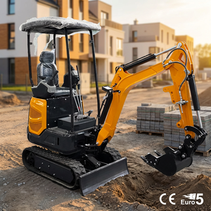 Mini-excavatrice 2026 certifiée CE, norme Euro V, moteur Kubota, hydraulique, chenilles, flèche déportée, chenilles extensibles, prête pour le marché européen - Product Image 1
