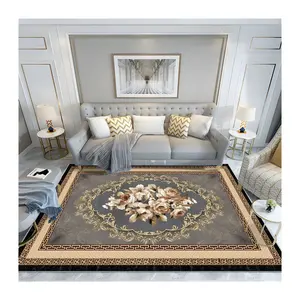 环保柔软现代地毯廉价地毯客厅北欧印花地毯跑步者地毯