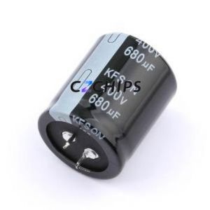 KN681M40035*40A Snap-in Aluminum Electrolytic Capacitor Through hole Component (THT),D35xL40mm 680uF 20% 400V 10mm - Product Image 1