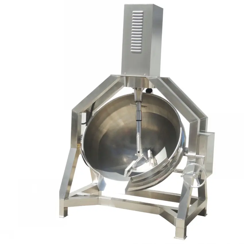 200L 600L 800L jacketed kettle electric gas steam heating planetary stirring pot industrial cooking mixer Curry Paste Sauce
