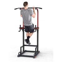 Barre de traction réglable en acier, station de dips et tour de musculation pour la maison – Vente directe usine – Pour le sport et le divertissement