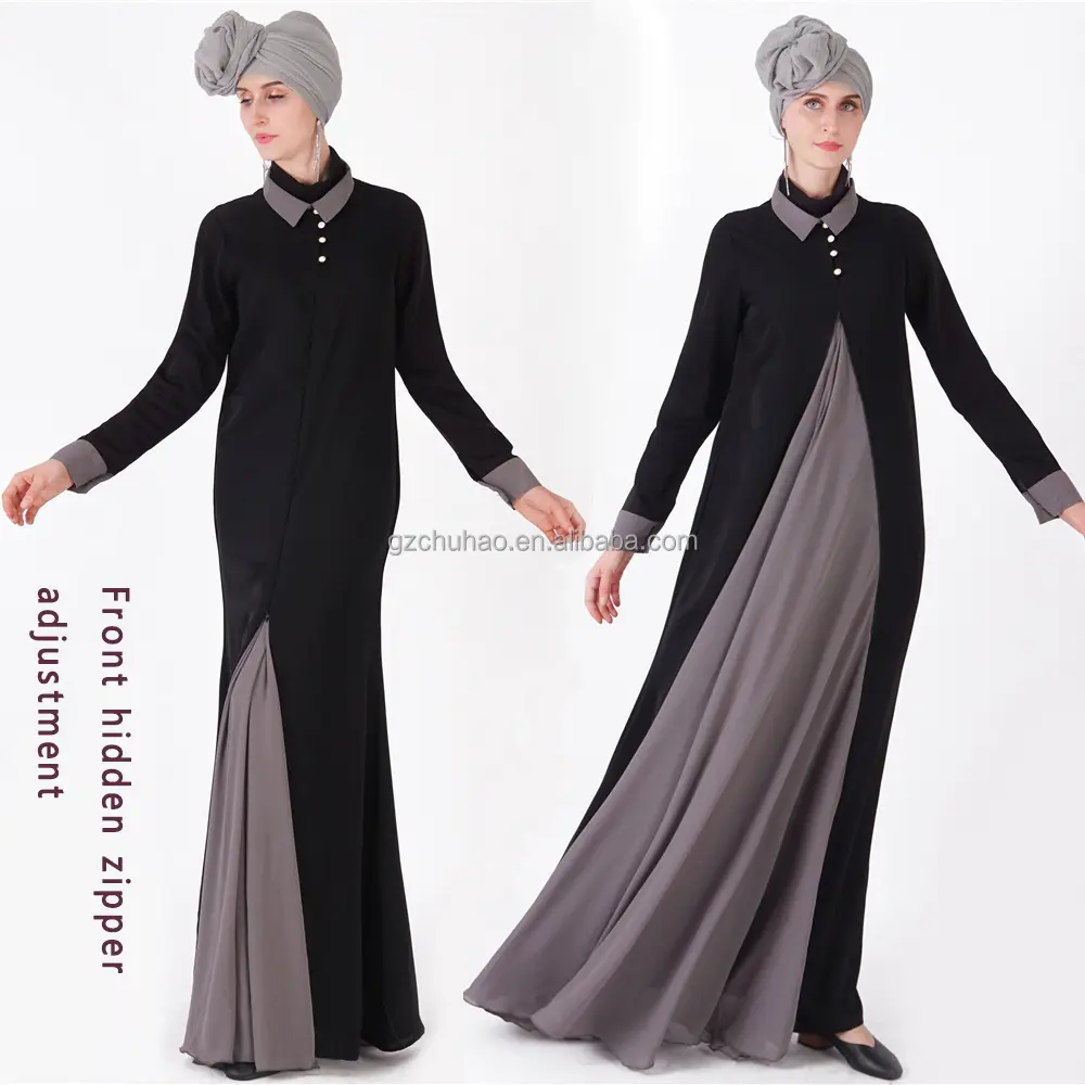 新工場卸売ファッション花柄プリントロングイスラム教徒女性クルーネックドレスイスラム服ドバイアバヤロングドレス