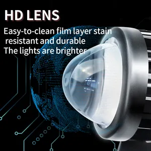 HAIZG Hot Selling Mini Lens LED Motorrad Glühbirnen weiß gelb Scheinwerfer Motor Beleuchtung Zubehör