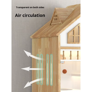 Venta Directa de Fábrica, Casa para Gatos de Doble Puerta Pintada de Lujo, Estable y Duradera, Multifuncional para Sala de Estar - Product Image 4