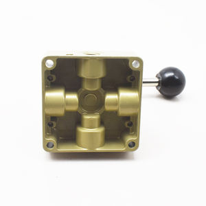 Katup kontrol tekanan udara, HV 1/4 ''<span class=keywords><strong>3</strong></span>/8'' 1/<span class=keywords><strong>2</strong></span> ''tangan putar katup kontrol tekanan udara 4 arah tuas pneumatik aluminium Alloy ONNT Gas OEM untuk kontrol tangan - Product Image 4