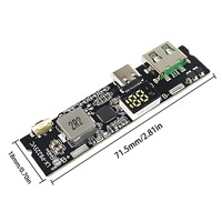 Module d'alimentation mobile à charge rapide bidirectionnelle 22.5W Power Bank 5 ports QC4 + PD3.0 Circuit imprimé bricolage