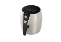 Friteuse électrique multifonction classique sans huile 4,5 L, friteuse à air en plastique antiadhésive avec protection contre la surchauffe et économie d'énergie, commande mécanique