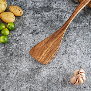 Juego de utensilios de <span class=keywords><strong>cocina</strong></span> de madera de acacia personalizados, utensilios de <span class=keywords><strong>cocina</strong></span> de madera de teca que incluyen cuchara y espátula, utensilios para su <span class=keywords><strong>cocina</strong></span> - Product Image 5