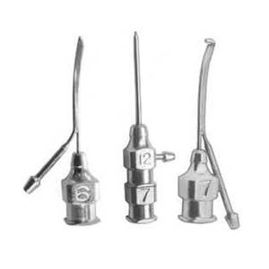 Dispositivo médico oftálmico de irrigación y aspiración de acero inoxidable, paquete quirúrgico manual de doble cabezal para aspiración cortical - Product Image 1