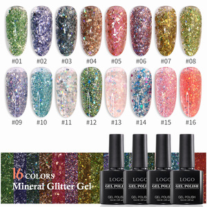 <span class=keywords><strong>Gel</strong></span> Brillante Mineral, <span class=keywords><strong>Gel</strong></span> Brillante Sin Dolor, Brillo Diamante, <span class=keywords><strong>Gel</strong></span> de Uñas Brillante Fácil de Quitar - Product Image 6