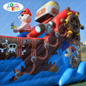 Nhà máy tùy chỉnh thương mại tàu cướp biển <span class=keywords><strong>Inflatable</strong></span> sân chơi trẻ em vui chơi giải trí công viên trả lại trượt <span class=keywords><strong>Combo</strong></span> - Product Image 6