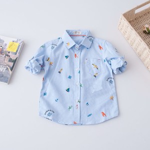 เสื้อเชิ้ตเด็กผู้ชาย คอลเลคชั่น Color Plus แบรนด์ส่วนตัว เสื้อผ้าขายส่ง - Product Image 2