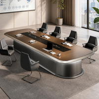 Table de conférence modulaire avancée, moderne et simple, pour salle de réunion, réception, grande table de formation, de négociation, bureau, hôtel