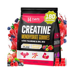 OEM/ODM Marque privée Gummies pré-entraînement à la créatine Créatine monohydrate Créatine à mâcher pour homme Suppléments de musculation Culturistes - Product Image 1