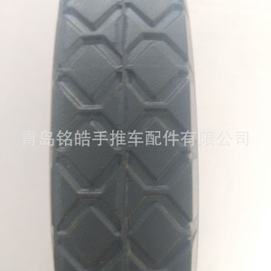Rueda sólida de 10 pulgadas Qingdao Minghao, color gris, a prueba de pinchazos, para carretilla de mano/carro de herramientas - Product Image 2