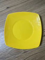 LHS14 Assiette en mélamine de couleur unie de grande taille Stabilité Plats de service carrés 8 à 15 pouces Vaisselle pour hôtel