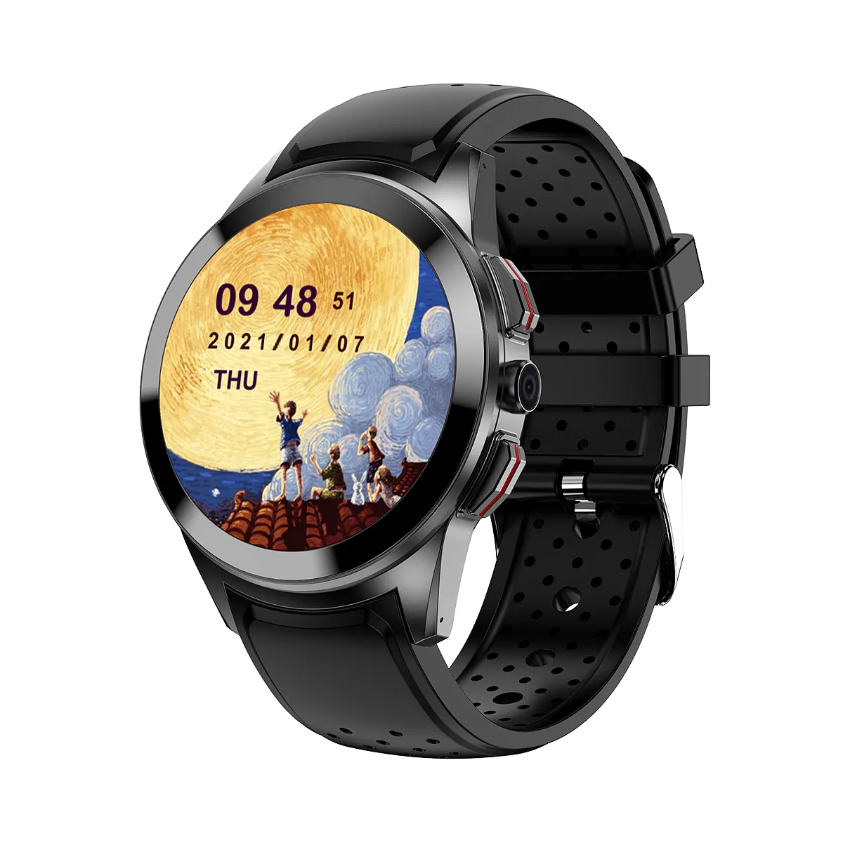 Reloj inteligente para hombre y mujer, pulsera con tarjeta sim, rastreador gps, BT, llamadas, WIFI, 2022