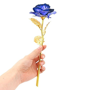 Boîte cadeau Saint-Valentin 2025 – Ornement créatif en feuille d'or avec rose et fenêtre, fleur artificielle décorative durable découpée au laser - Product Image 5
