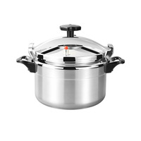 Casserole multifonctionnelle à pression grande capacité, pot à soupe, cuisinière anti-explosion pour la maison, casserole à pression en aluminium, cuisinière à gaz