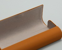 Étui à lunettes semi-rigide magnétique haut de gamme Huicheng, personnalisable, fait main en PU, logo personnalisé disponible, Easy Case