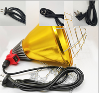 Lampe chauffante infrarouge électrique moderne en aluminium pour animaux (volailles, porcs, chèvres) de style européen