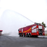 Truk Pemadam Kebakaran Tugas Berat 18000L 8x4 Tangki Air dan Busa Truk Penyelamat Pemadam Kebakaran