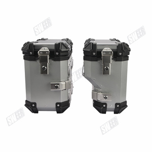 Pour Voge 525 650 DSX, Valises Latérales de <span class=keywords><strong>Moto</strong></span> en Aluminium 35L, Coffres Latéraux d'Échappement pour <span class=keywords><strong>Moto</strong></span> - Product Image 6