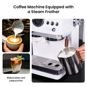 เครื่องชงกาแฟสำหรับครัวเรือนแบบ 3-in-1 ระดับมืออาชีพ กึ่งอัตโนมัติ 9 บาร์ สำหรับโรงแรม - Product Image 4
