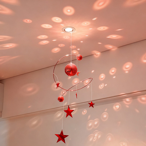 Gương phản chiếu Bóng xốp <span class=keywords><strong>LED</strong></span> nhiều màu sắc Trang trí Giáng sinh cho đồ trang trí tiệc tùng Handmade - Product Image 3