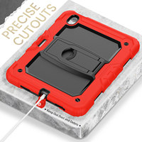 Étui portable intelligent pour tablette iPad Air 13 M4 2026, protection robuste en silicone et caoutchouc avec béquille