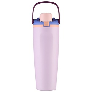 Vaso Térmico Portátil de 30oz para Frutas, Deportes al Aire Libre, con Aislamiento al Vacío, Tapa Abatible, Doble Boca, Botella de Agua de Acero Inoxidable - Product Image 4
