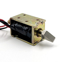 Serrure à solénoïde mini-biseautée 12 V CC, verrou électrique pour contrôle d'accès avec course de 5 mm