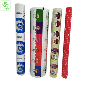 Customized Food Cartoon Joy Pack Egg Plastic Blister Pvc Roll Film Egg Package Shell