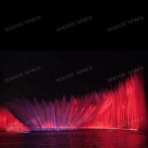 Fontaine musicale flottante sur mesure, grande et somptueuse, avec éclairage LED RVB pour lac, étang et aménagement paysager - Product Image 4